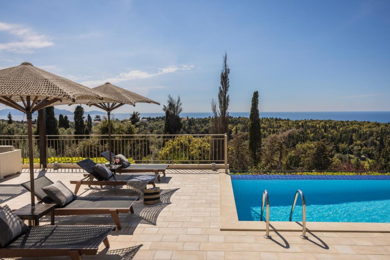 Luxury Villa Karmaniolos Fiskardo Kefalonia 외부 사진