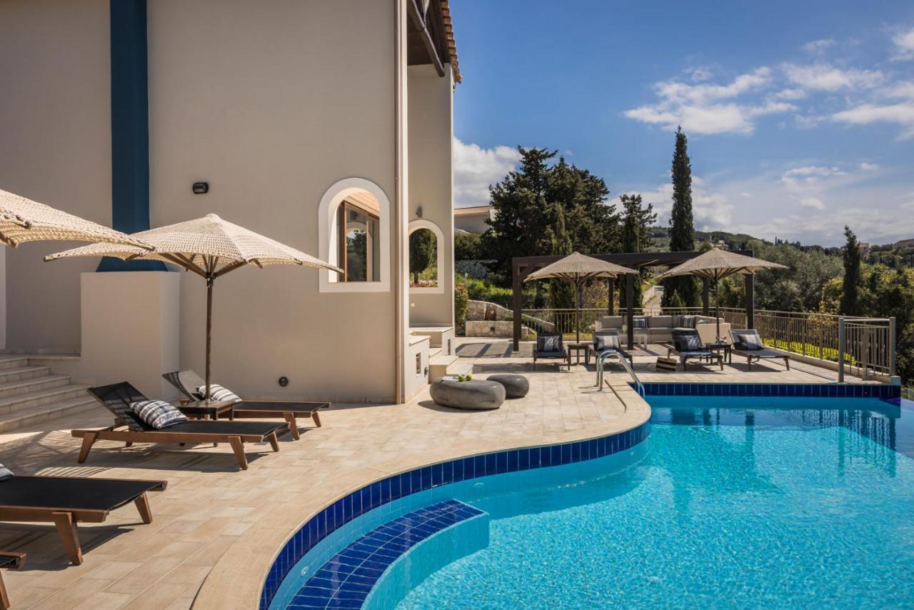 Luxury Villa Karmaniolos Fiskardo Kefalonia 외부 사진