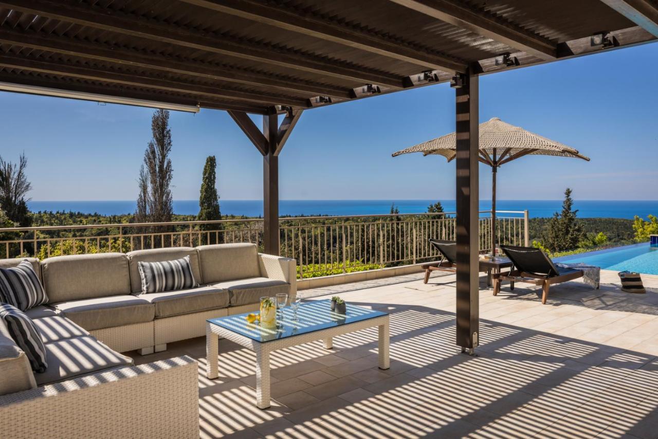 Luxury Villa Karmaniolos Fiskardo Kefalonia 외부 사진