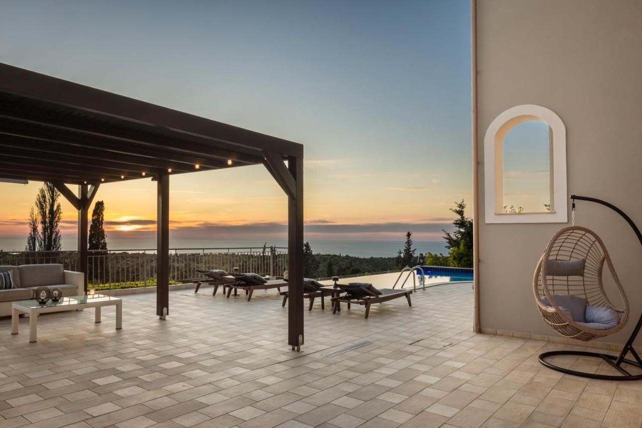 Luxury Villa Karmaniolos Fiskardo Kefalonia 외부 사진