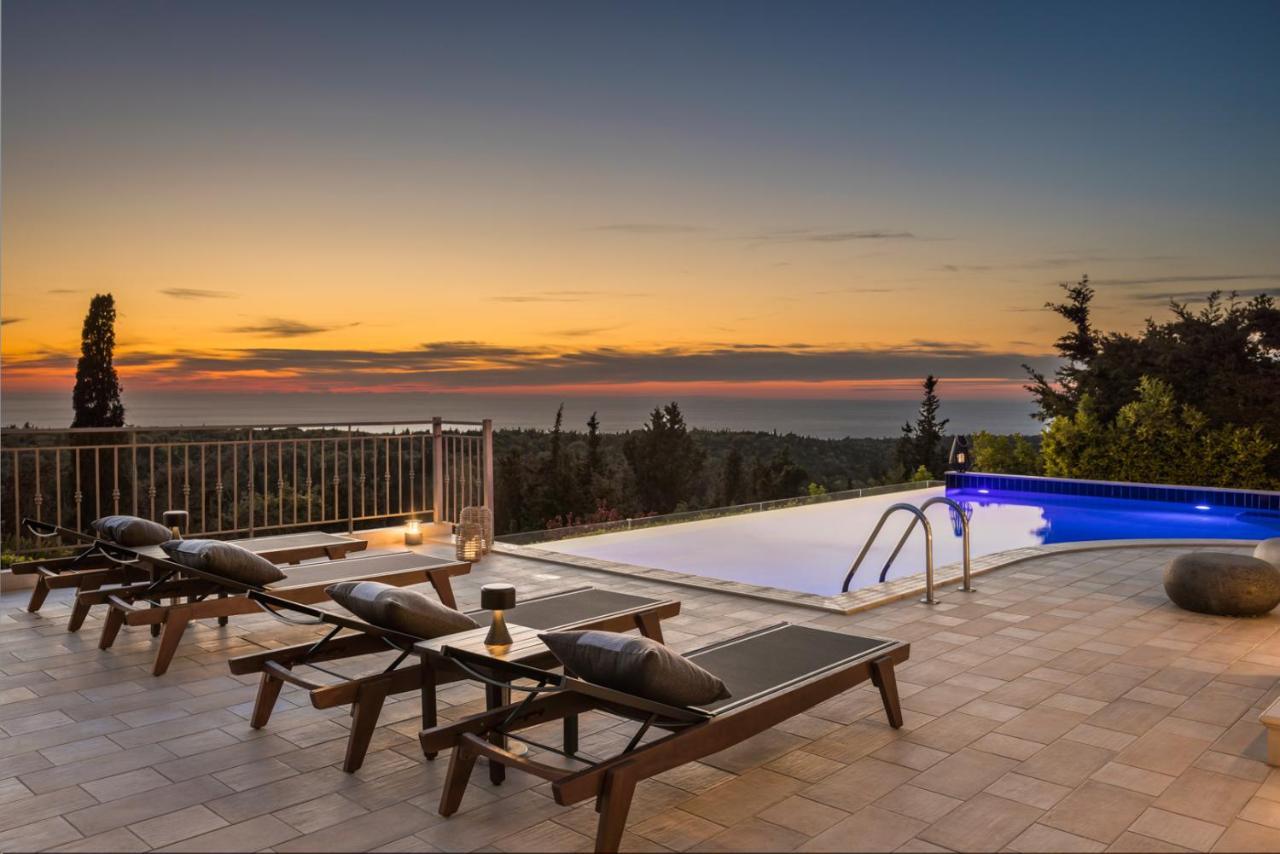 Luxury Villa Karmaniolos Fiskardo Kefalonia 외부 사진
