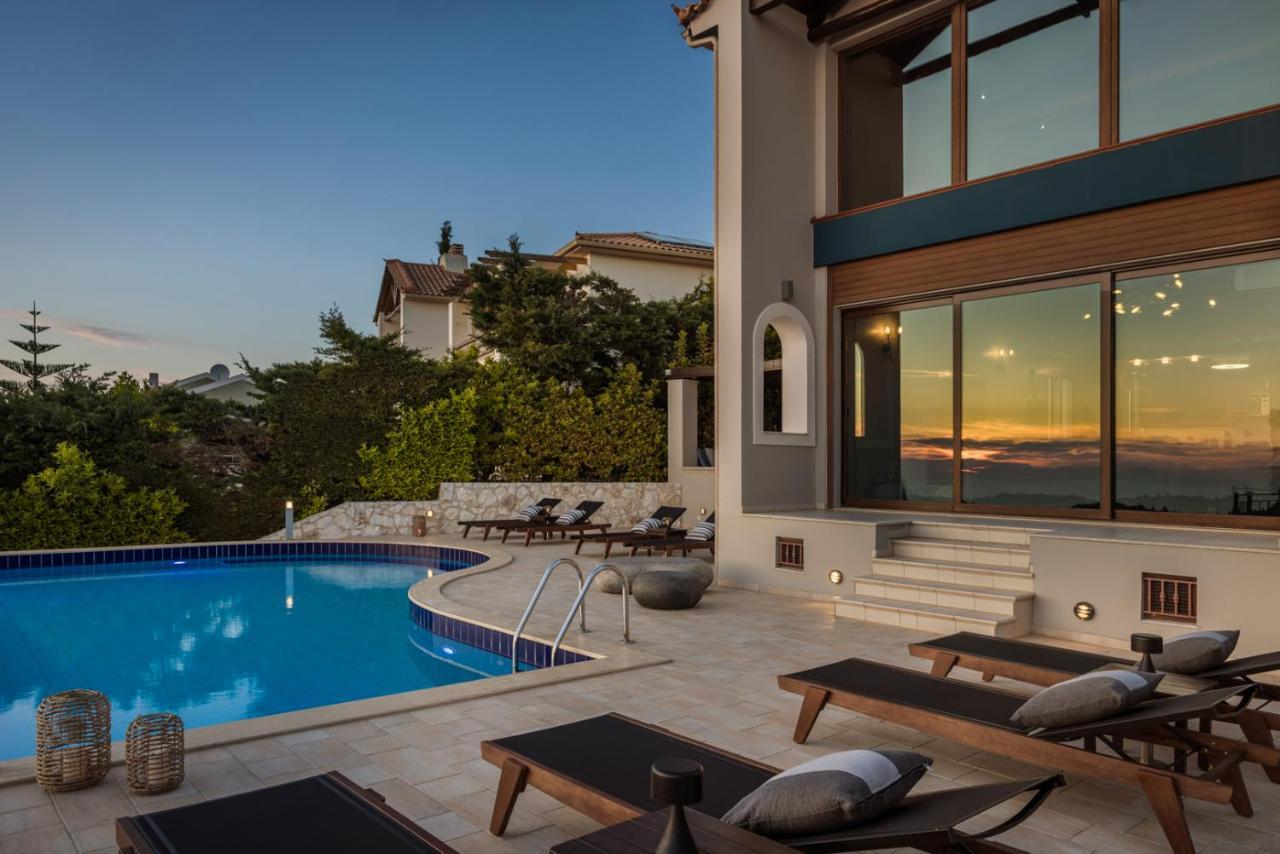 Luxury Villa Karmaniolos Fiskardo Kefalonia 외부 사진