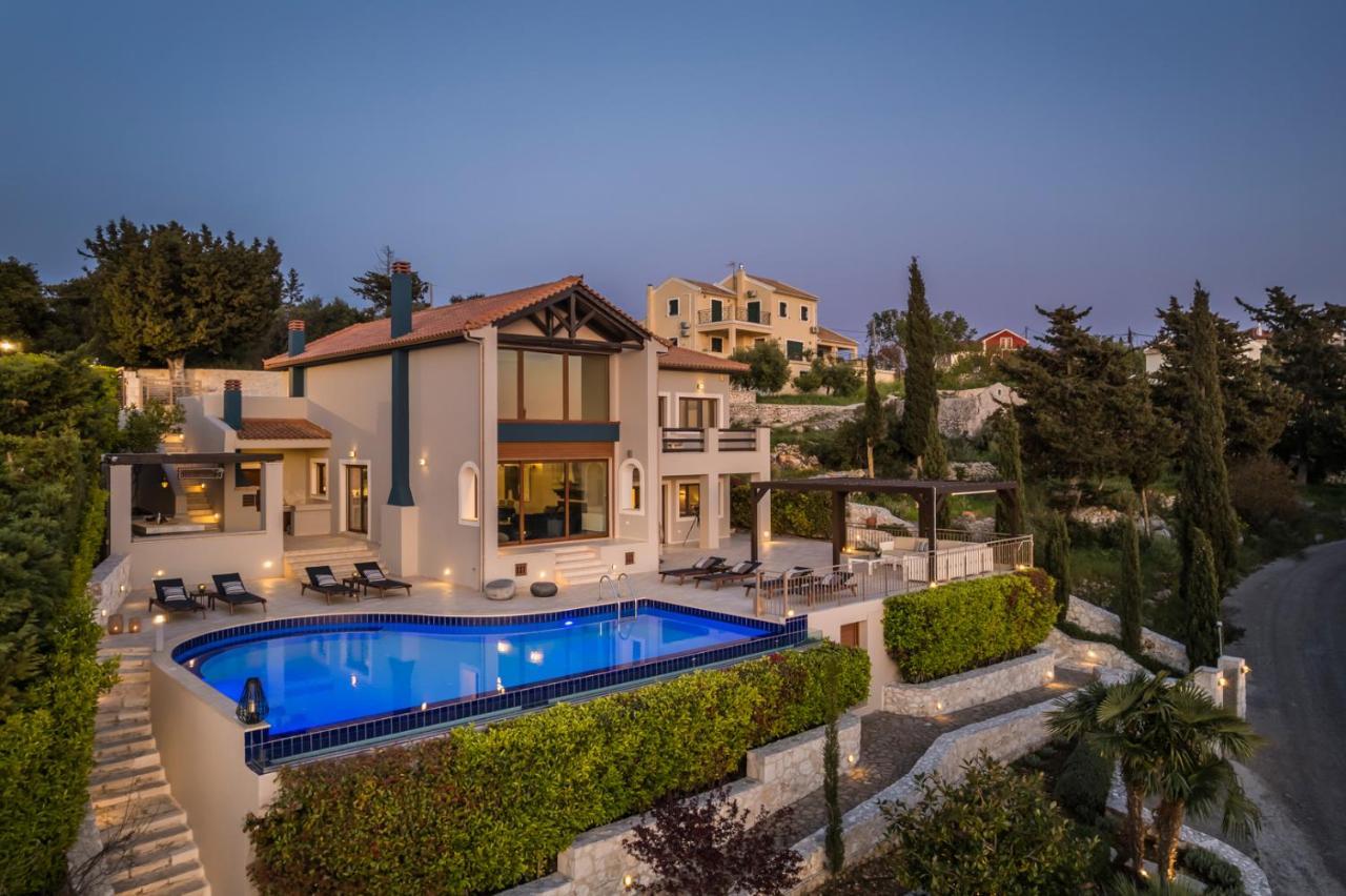 Luxury Villa Karmaniolos Fiskardo Kefalonia 외부 사진