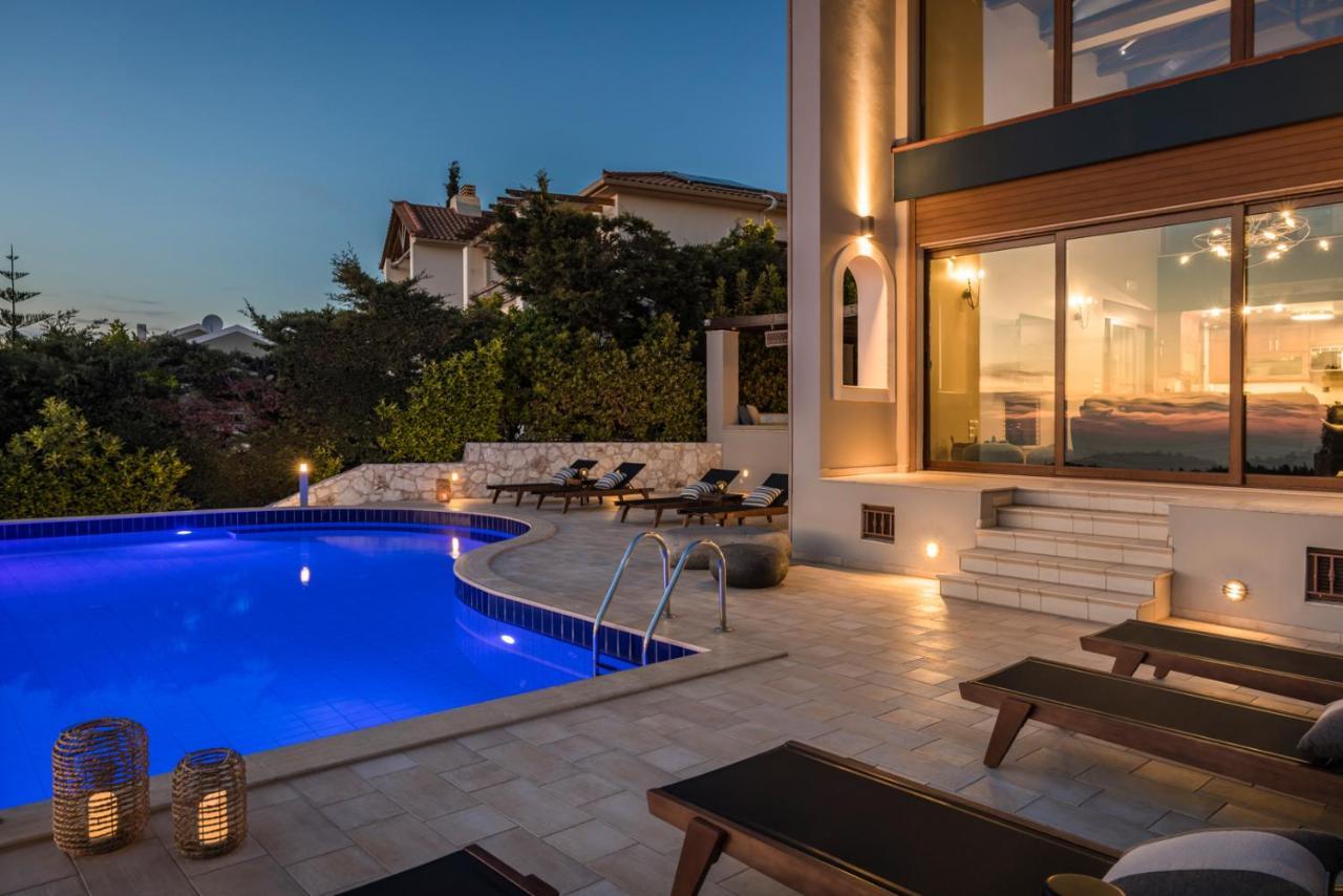 Luxury Villa Karmaniolos Fiskardo Kefalonia 외부 사진